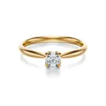 Pierścionek zaręczynowy złoty z diamentem AJPZ_114